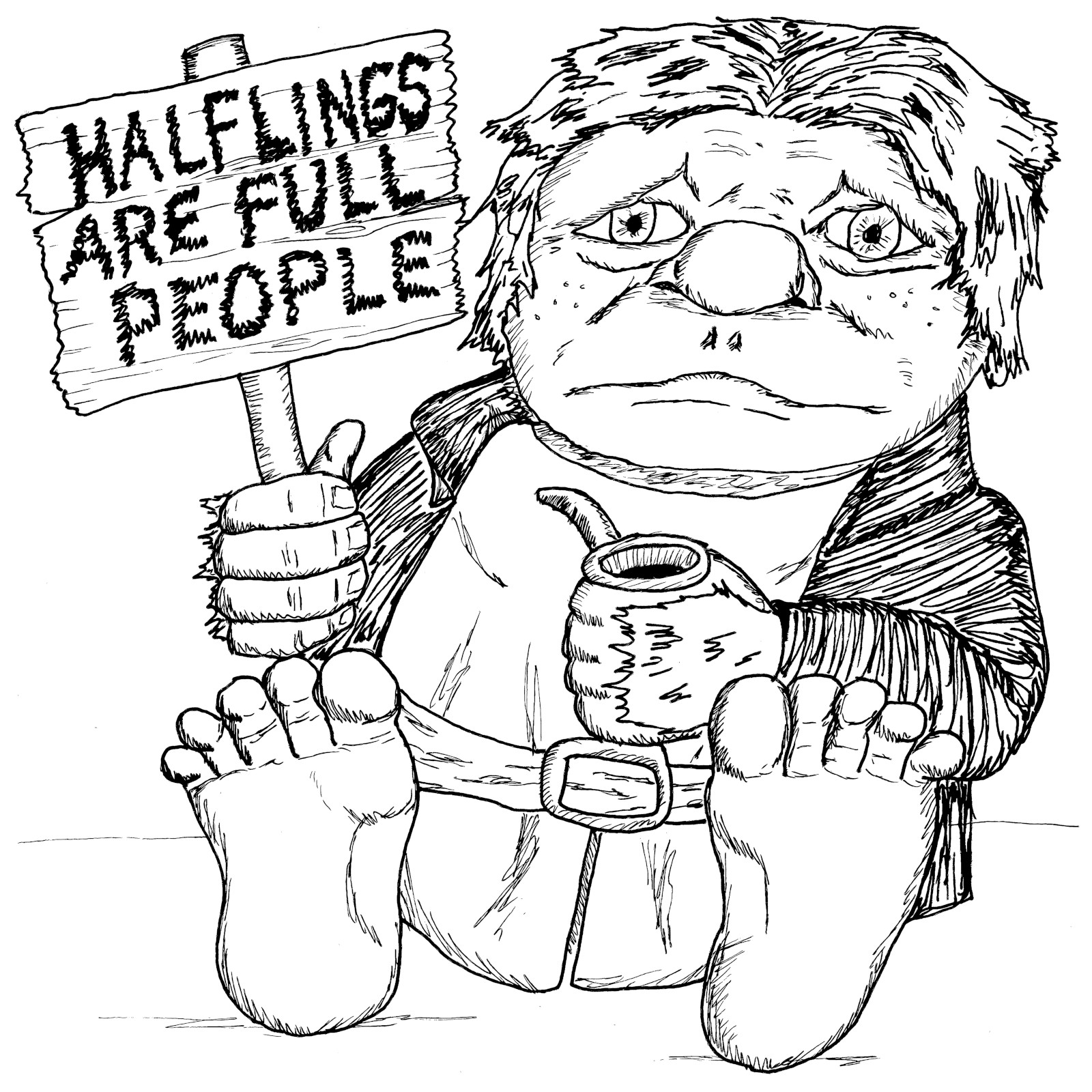 Halflings are full people leon atkinson
